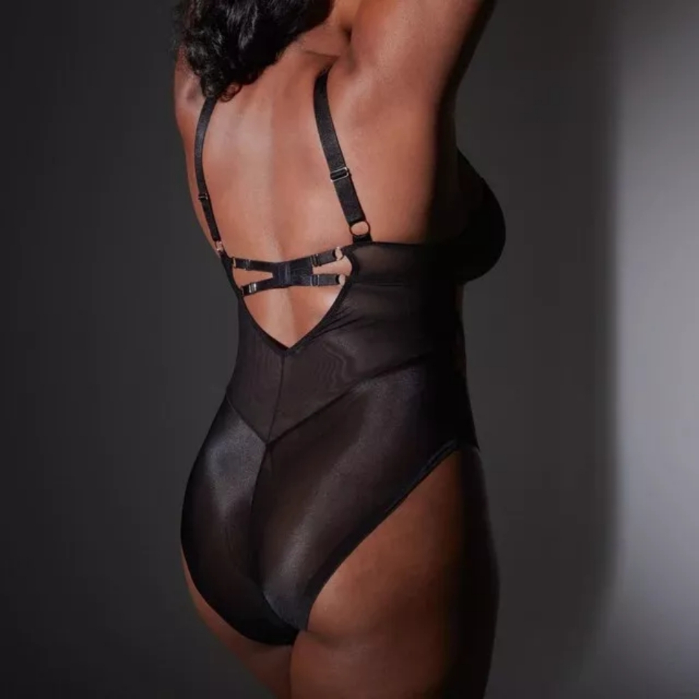 Thistle and Spire Manifesto Black and Toffee Bodysuit - Picture 2 of 8